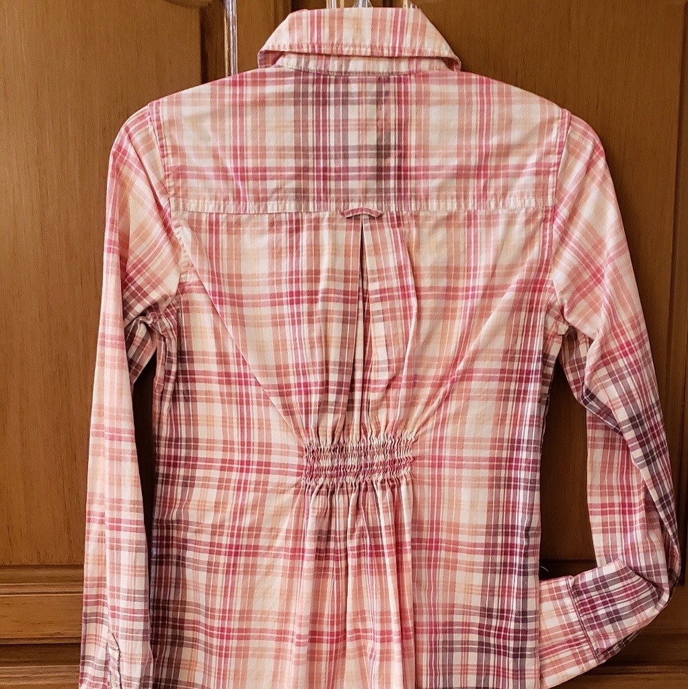 Plaid Button Down Tunic - image 3